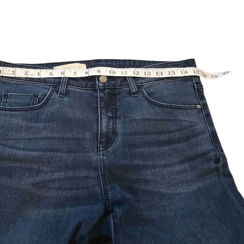 Anthropologie x Pilcro Raw Hem Cropped Straight Leg Jeans Size‎ 32